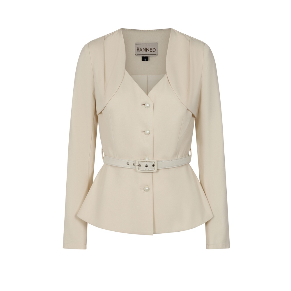 Banned - Scarlett Jacket - Cream